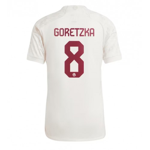 Pánský Fotbalový dres Bayern Munich Leon Goretzka #8 2023-24 Třetí Krátký Rukáv